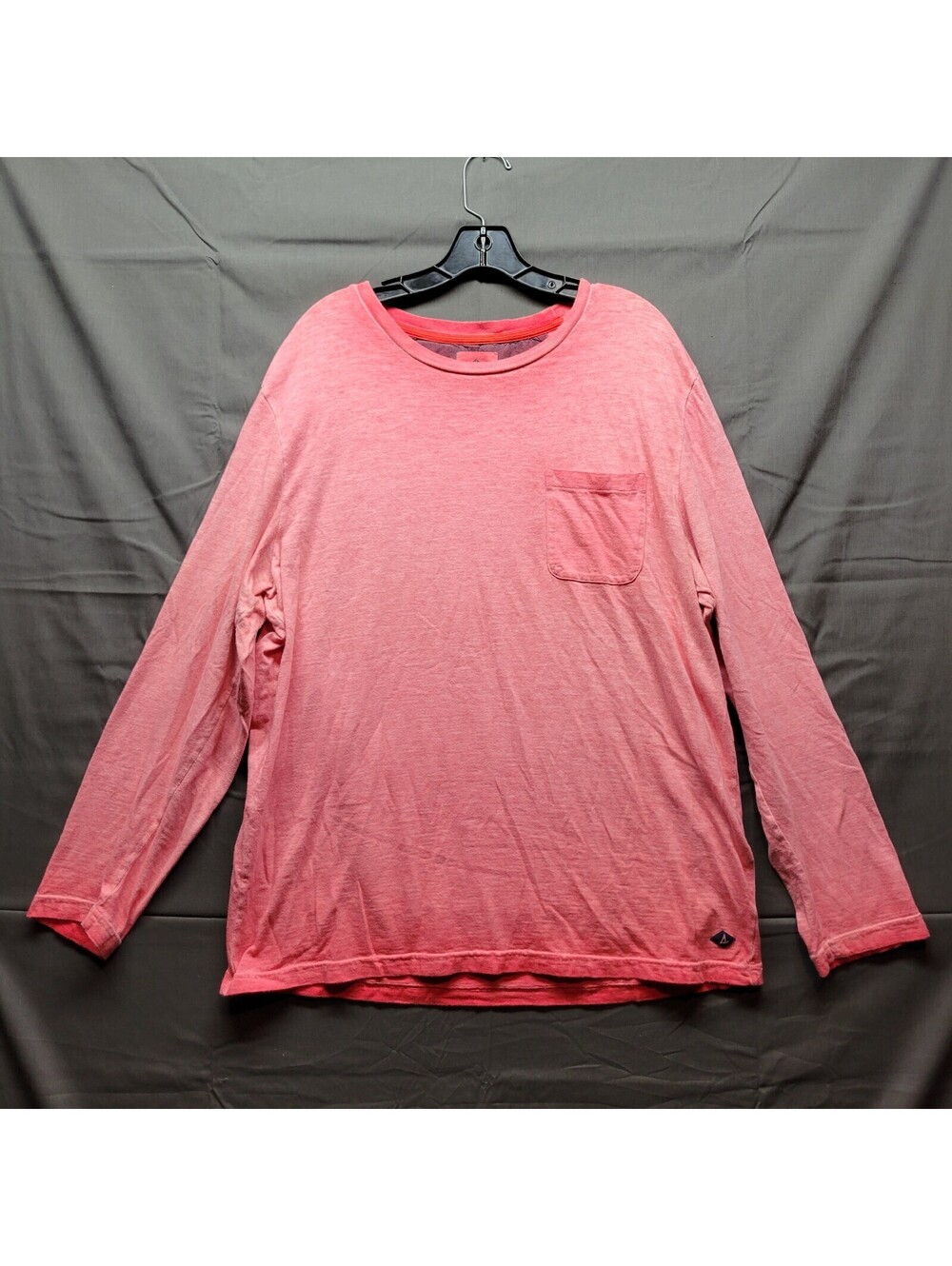 Men's Pink Sperry LongSleeve Tshirt Sz XXL Pink